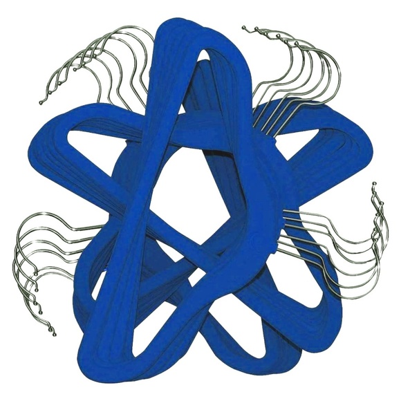 80 Piece Kids Huggable Hangers Blue - Picture 1 of 1